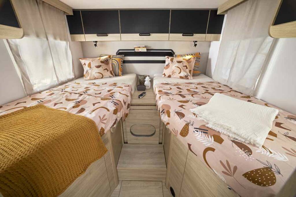 Lits jumeaux camping-cars